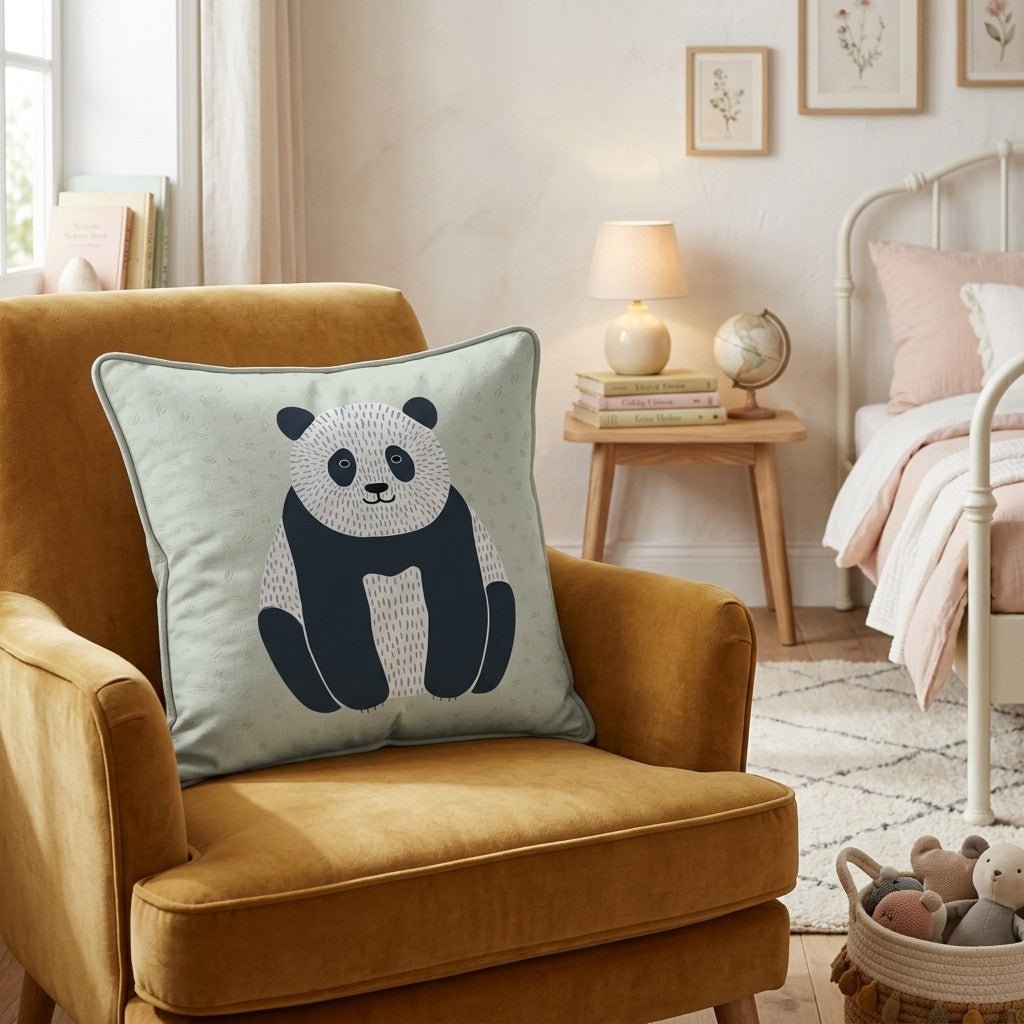 Perfect Panda Throw Pillow - Hillcroft Home