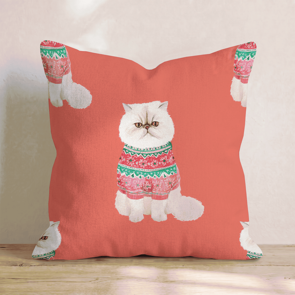 Persian Fair Isle Sweater Throw Pillow - Hillcroft Home