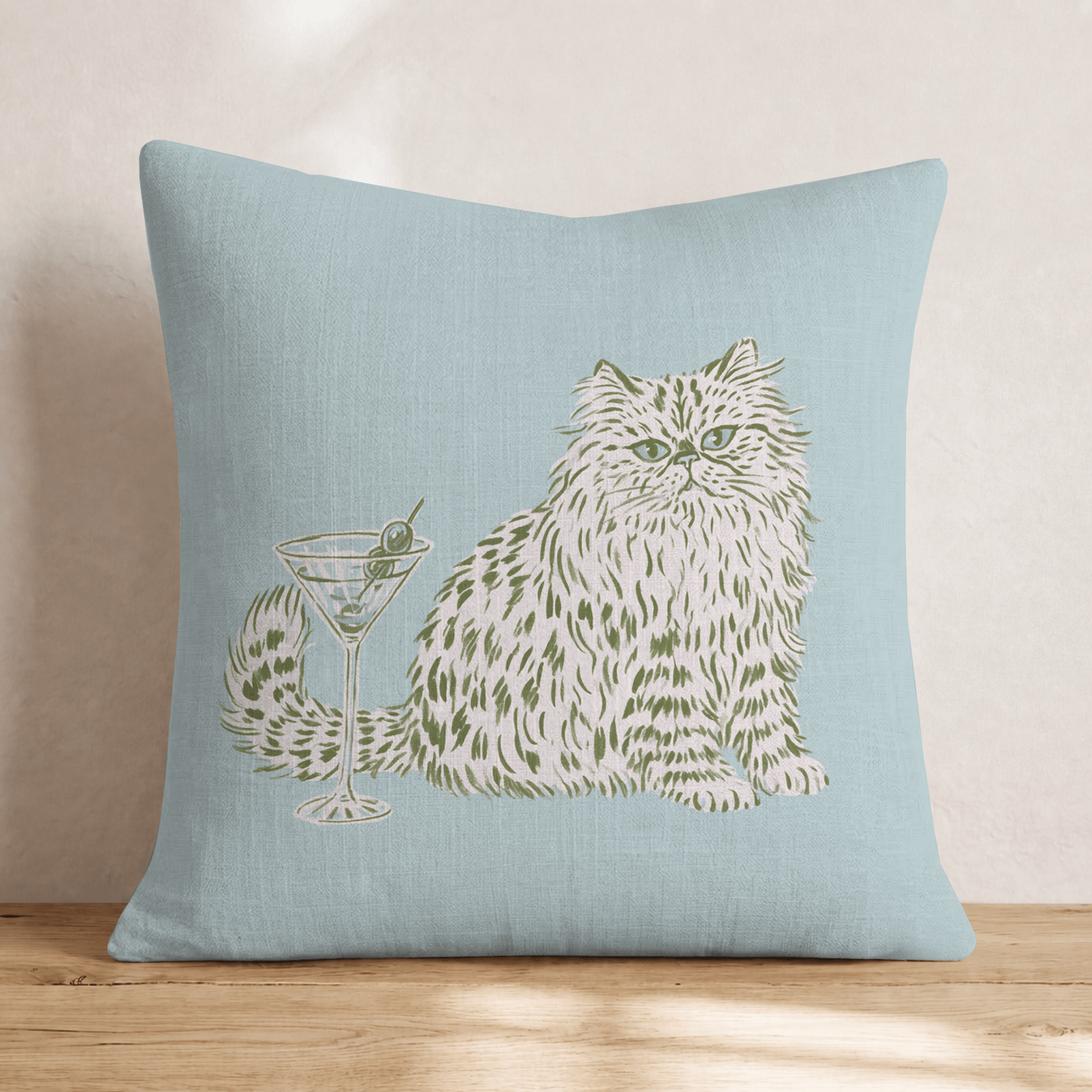 Persian Martini Throw Pillow - Hillcroft Home