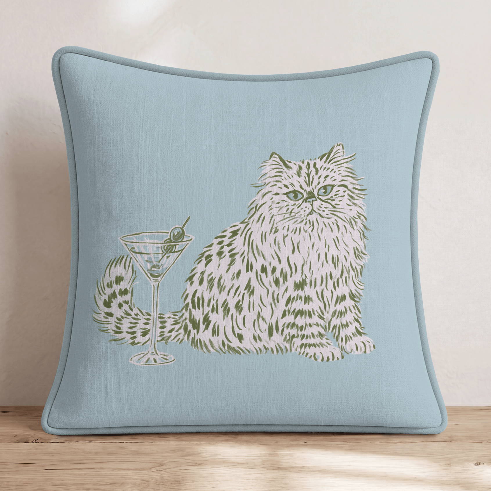 Persian Martini Throw Pillow - Hillcroft Home