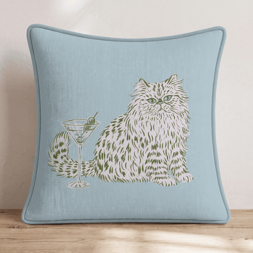 Persian Martini Throw Pillow - Hillcroft Home