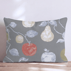 Persimmon Orchard Toile Throw Pillow - Hillcroft Home