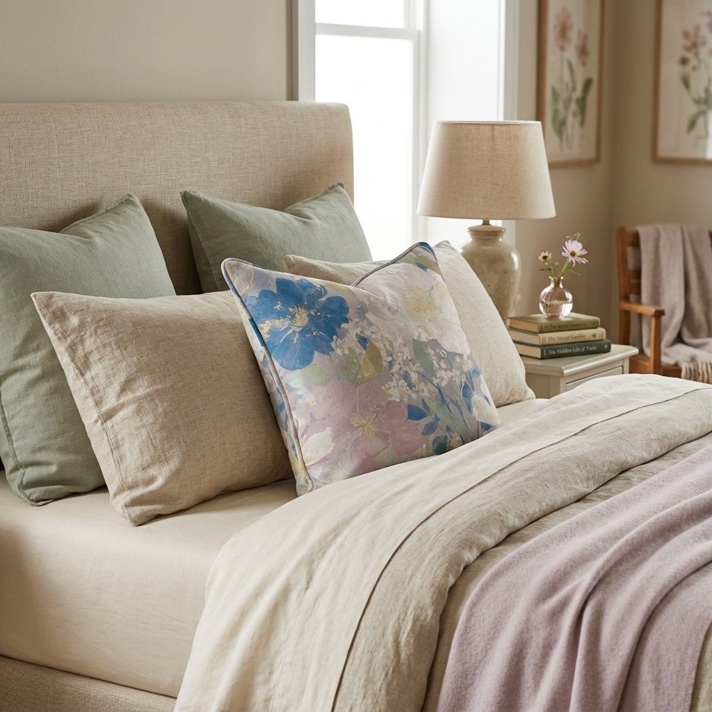 Petal Toss Throw Pillow - Hillcroft Home