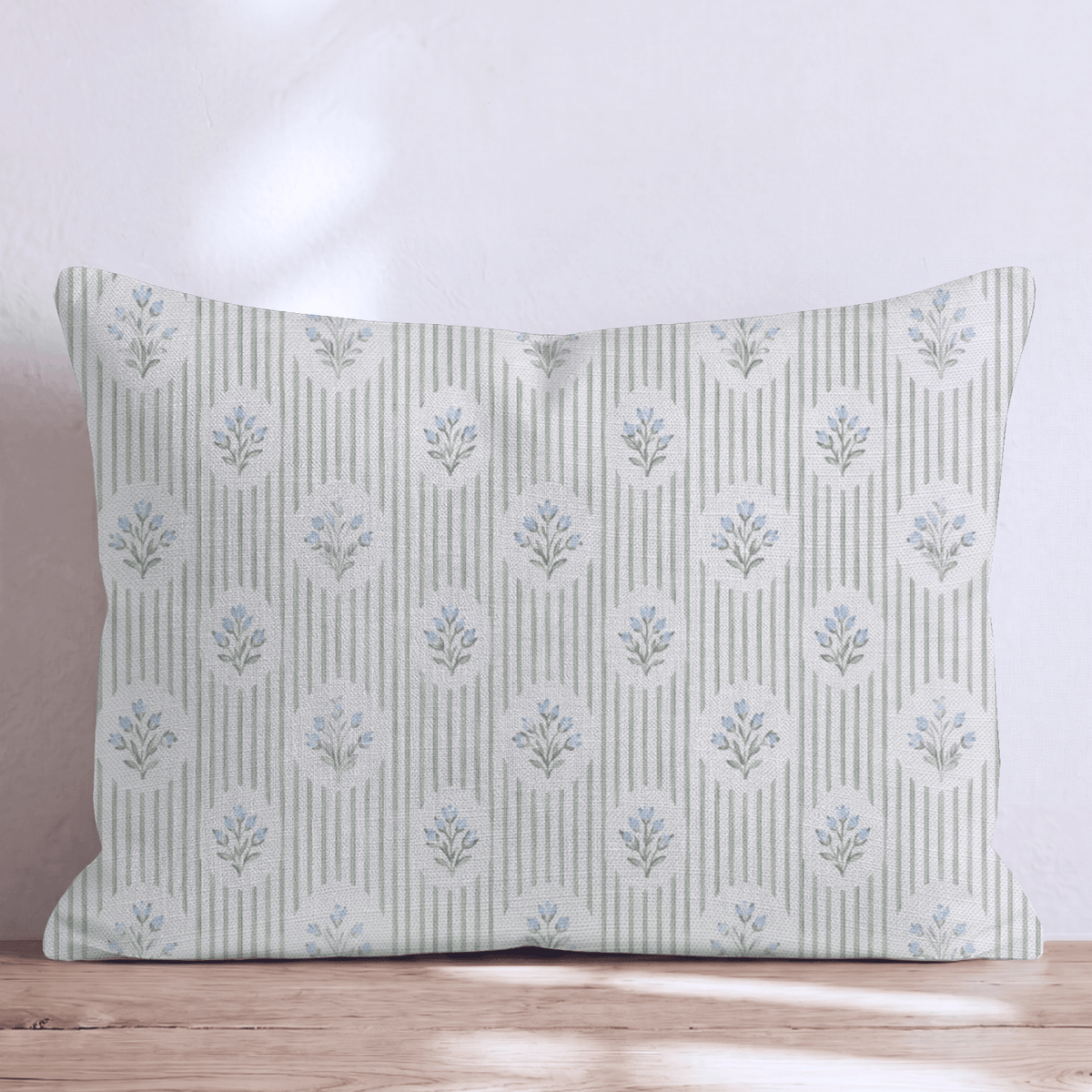 Petite Sprig Stripe Throw Pillow throw pillow - Hillcroft Home