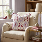 Phoebe Ikat Throw Pillow - Hillcroft Home