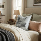 Piglet Portrait Close Throw Pillow - Hillcroft Home