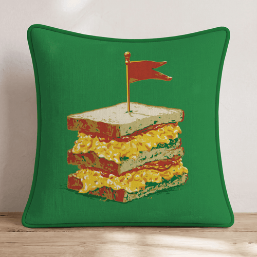Pimento Please Throw Pillow - Hillcroft Home