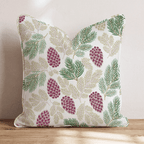 Pine Cone Botanical Throw Pillow - Hillcroft Home