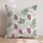 Pine Cone Botanical Throw Pillow - Hillcroft Home