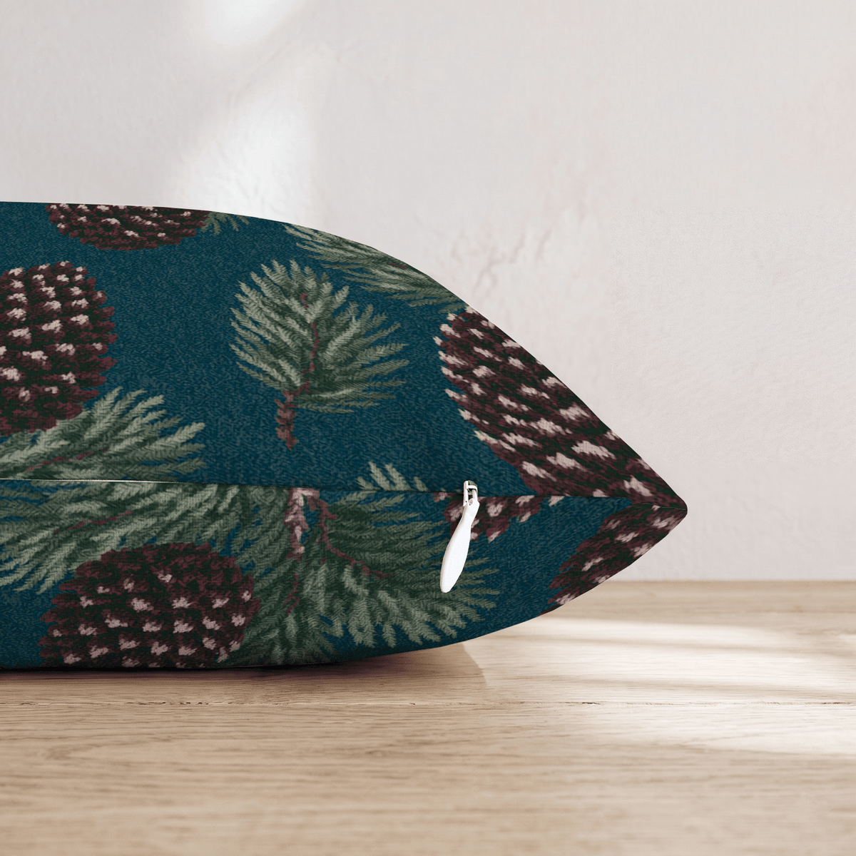 Pinecone Holiday Throw Pillow - Hillcroft Home