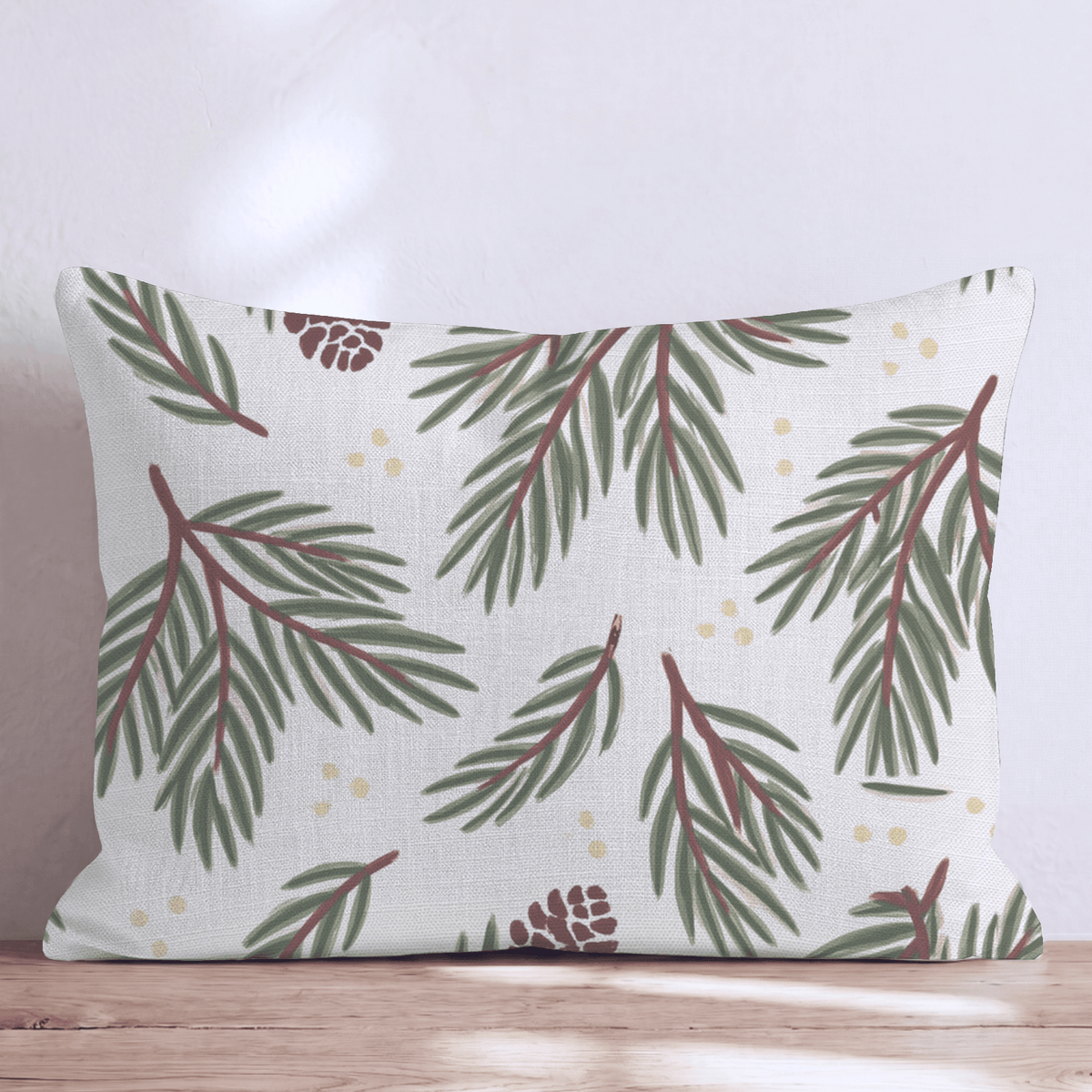 Pinecone Hollow Throw Pillow throw pillow - Hillcroft Home