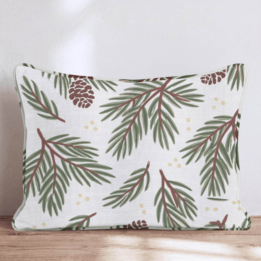 Pinecone Hollow Throw Pillow throw pillow - Hillcroft Home
