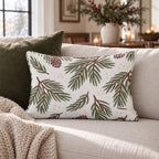 Pinecone Hollow Throw Pillow throw pillow - Hillcroft Home