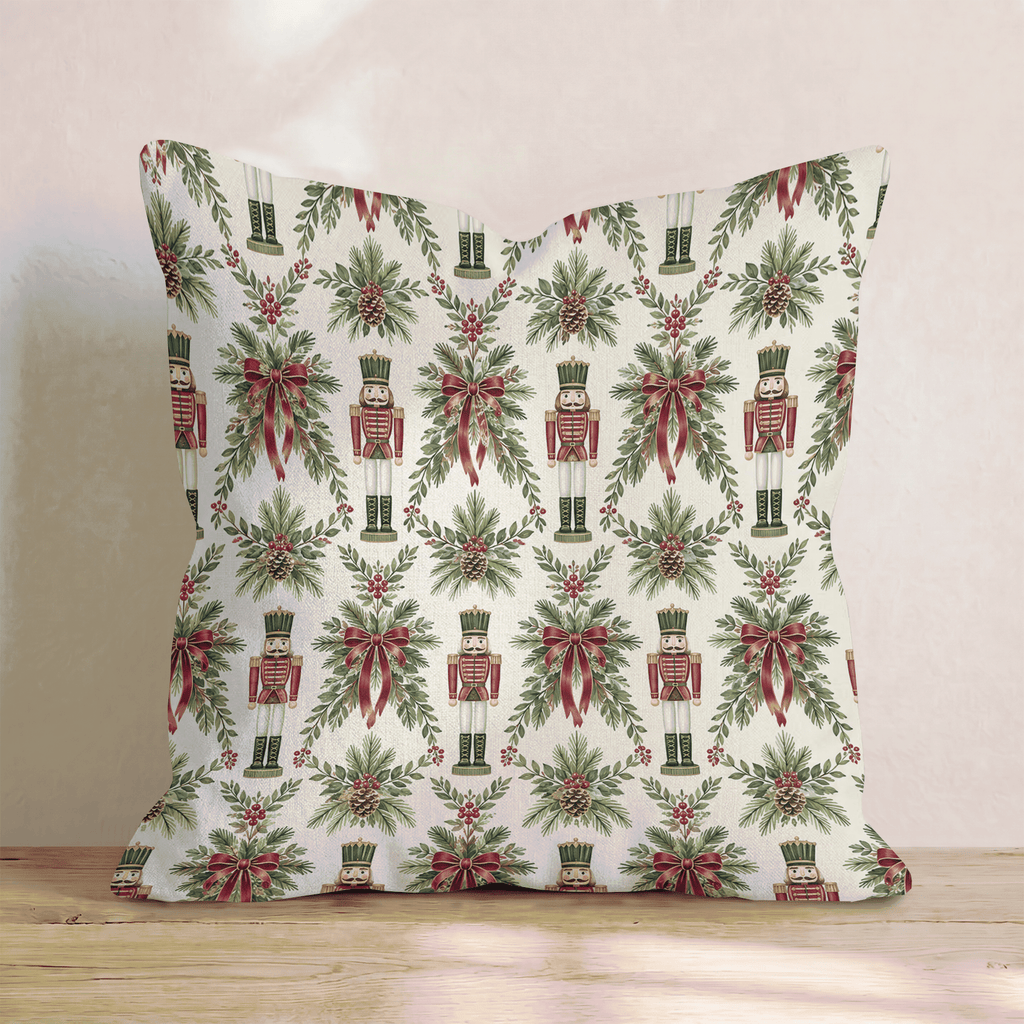 Pinecone Parade Throw Pillow throw pillow - Hillcroft Home