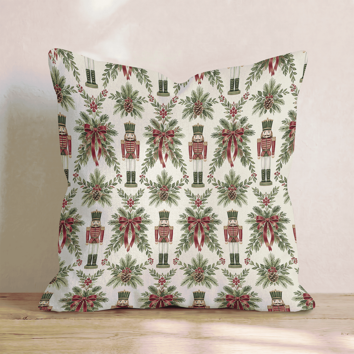 Pinecone Parade Throw Pillow throw pillow - Hillcroft Home