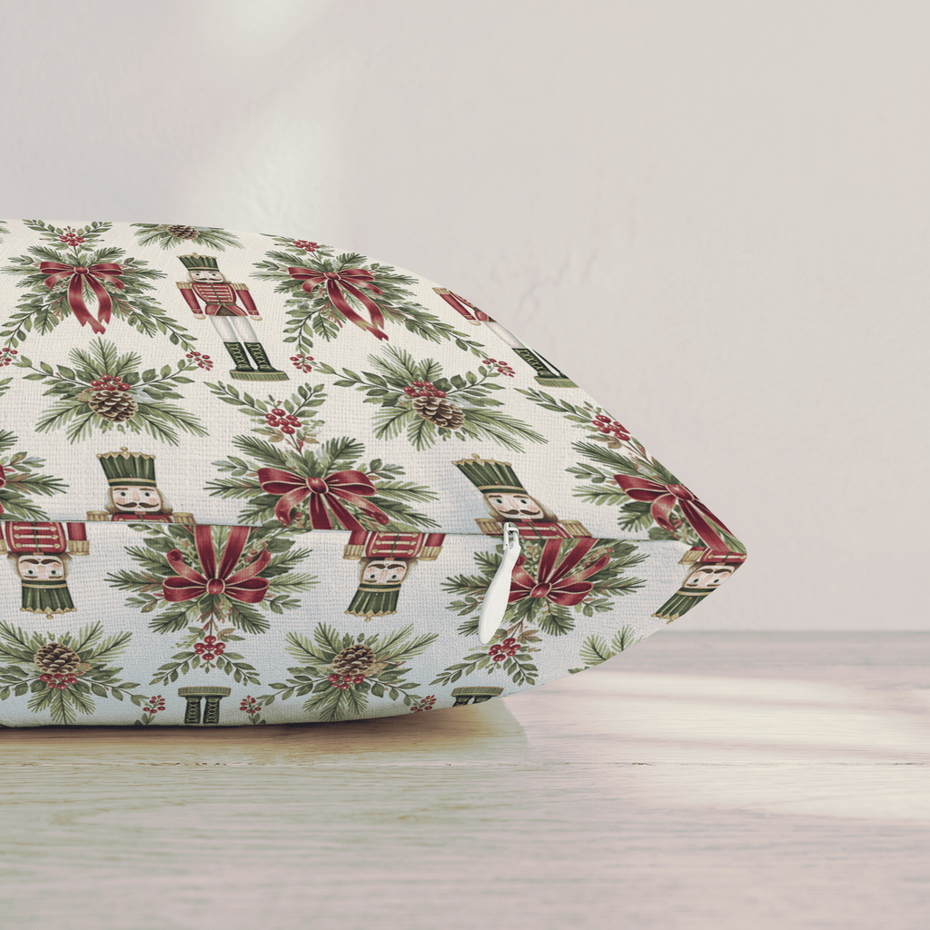 Pinecone Parade Throw Pillow throw pillow - Hillcroft Home