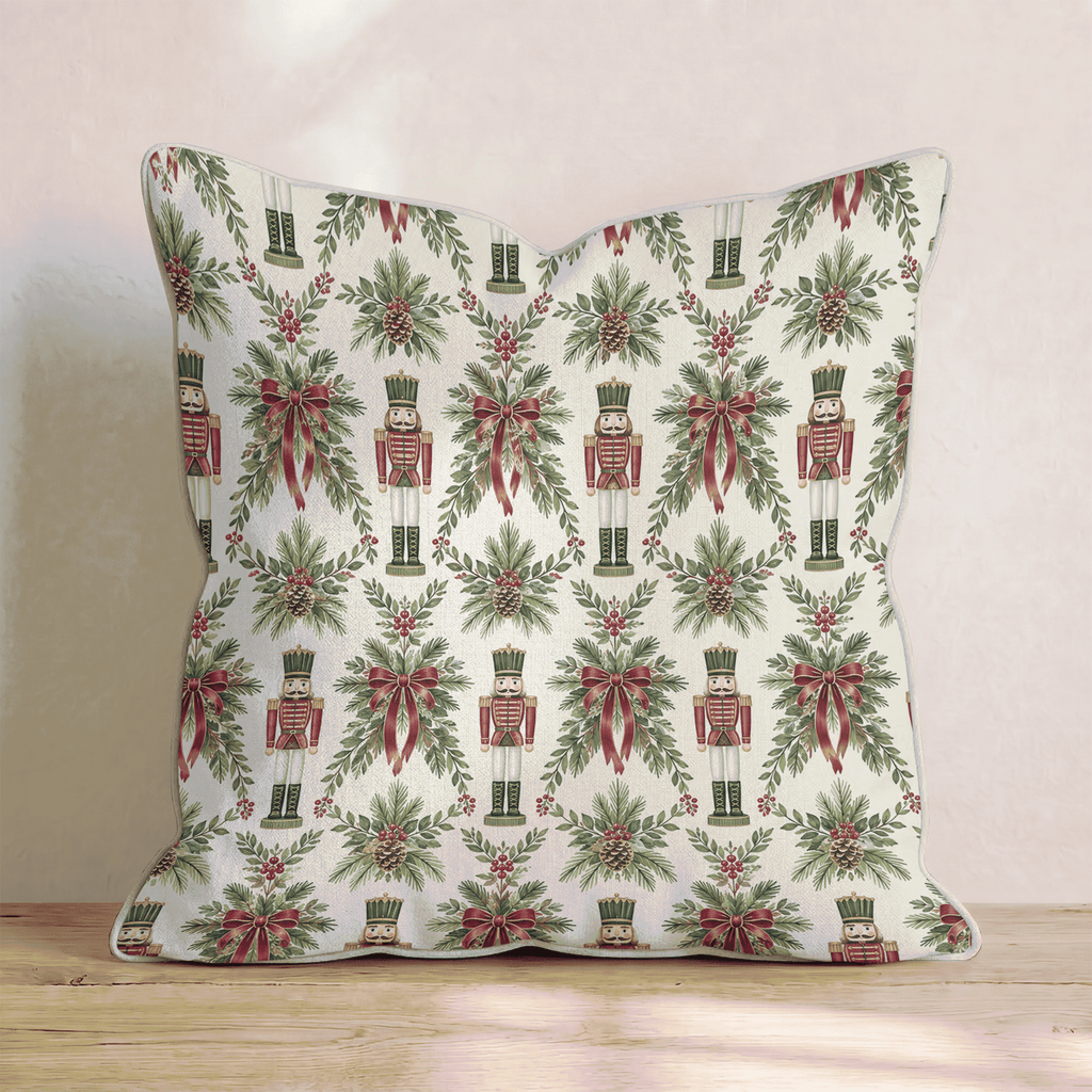 Pinecone Parade Throw Pillow throw pillow - Hillcroft Home