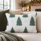 Pining for Snow Throw Pillow throw pillow - Hillcroft Home