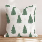 Pining for Snow Throw Pillow throw pillow - Hillcroft Home