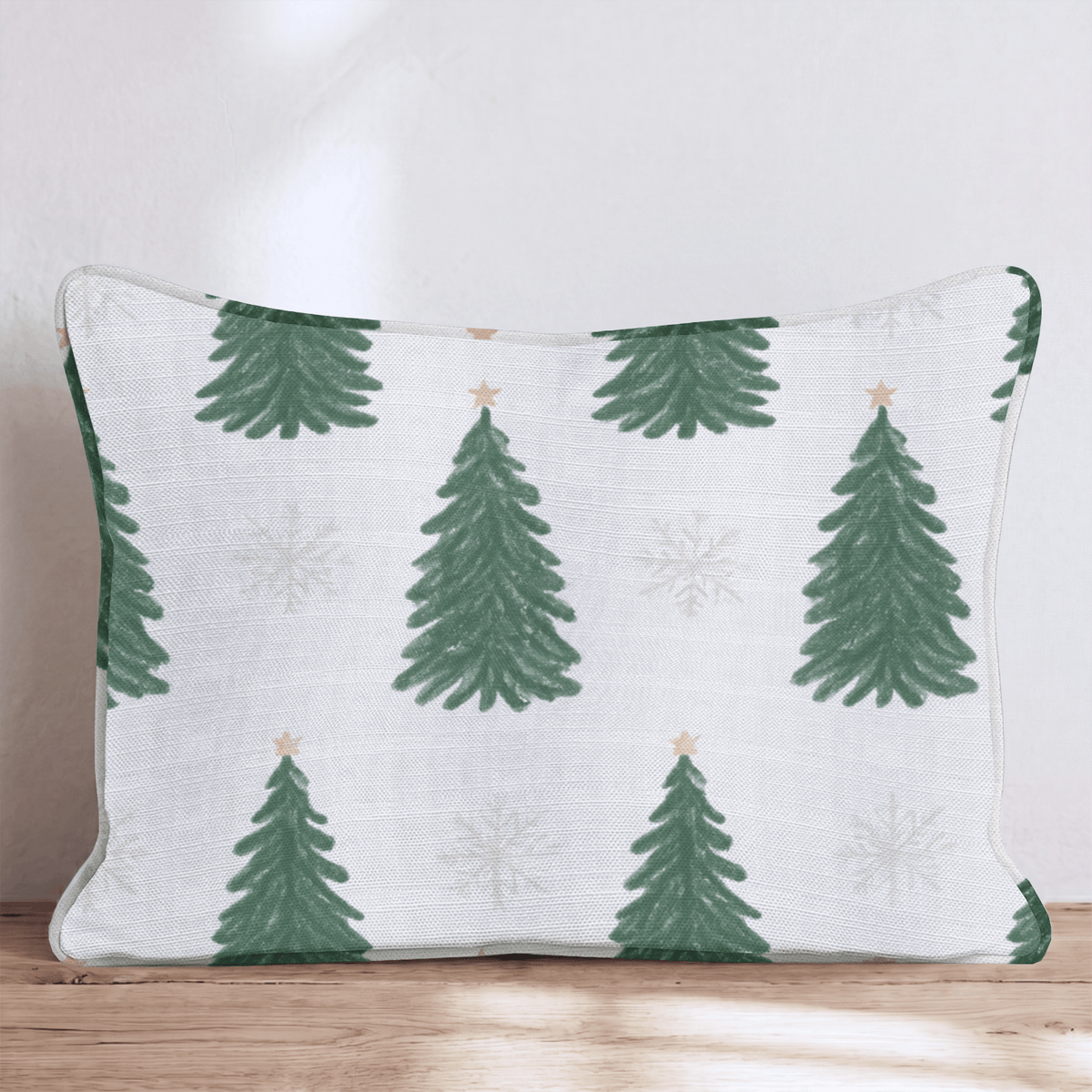 Pining for Snow Throw Pillow throw pillow - Hillcroft Home
