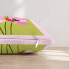 Pink Bloom Power Throw Pillow - Hillcroft Home