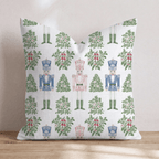 Pink & Blue Brigade Throw Pillow throw pillow - Hillcroft Home