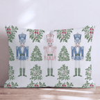Pink & Blue Brigade Throw Pillow throw pillow - Hillcroft Home