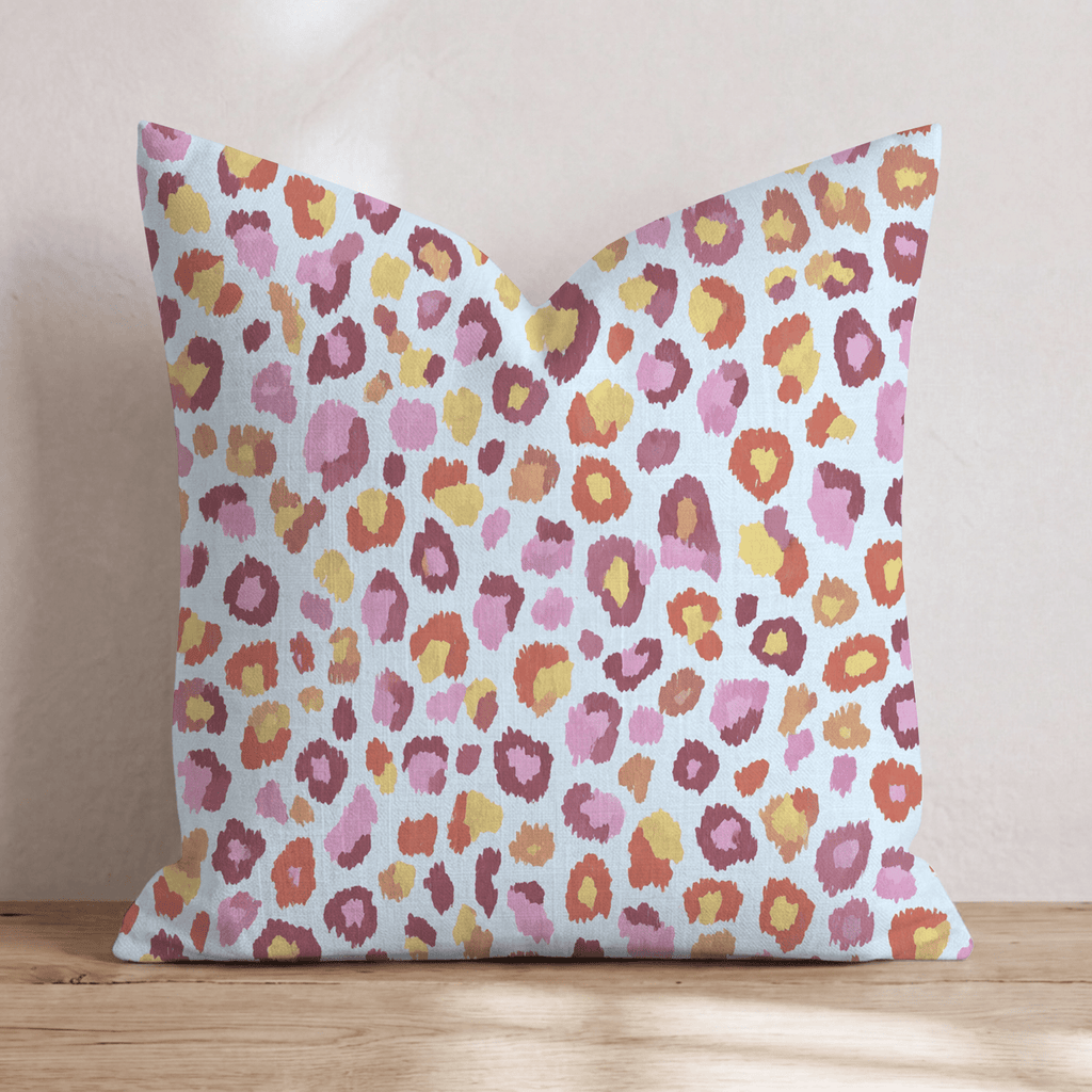 Pink Cheetah Print Throw Pillow - Hillcroft Home