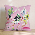 Pink Lacrosse Game Throw Pillow - Hillcroft Home