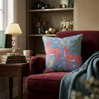 Pink-mas Reindeer Throw Pillow - Hillcroft Home