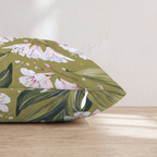 Pink Petals Throw Pillow - Hillcroft Home