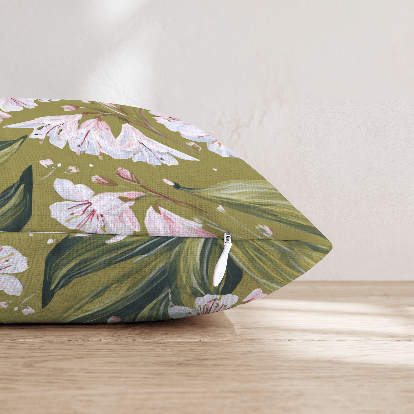 Pink Petals Throw Pillow - Hillcroft Home