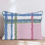Pink Plink Throw Pillow - Hillcroft Home