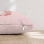 Pink Pumpkin Blush Throw Pillow - Hillcroft Home