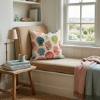 Pink Seashells Throw Pillow - Hillcroft Home