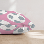 Pink Soccer Throw Pillow - Hillcroft Home