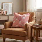 Pink Sunset Trees Throw Pillow - Hillcroft Home