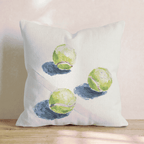 Pink Tennis Throw Pillow - Hillcroft Home