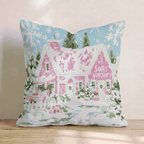 Pink Workshop Throw Pillow - Hillcroft Home