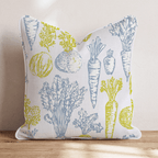 Pinky Veggies Throw Pillow - Hillcroft Home