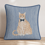 Pippin The Tabby Throw Pillow - Hillcroft Home
