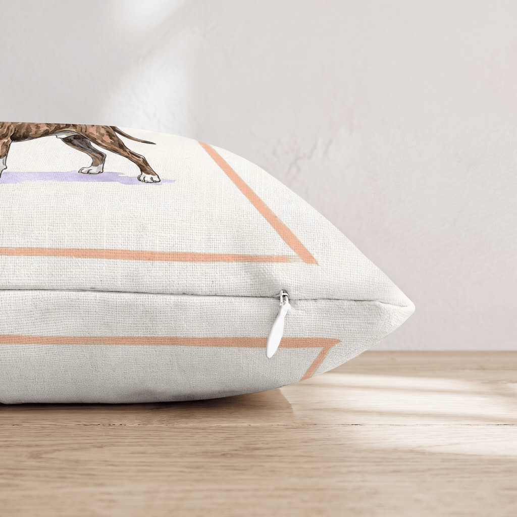 Pit Bull Coffee Throw Pillow - Hillcroft Home