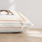 Pit Bull Tumbler Throw Pillow - Hillcroft Home