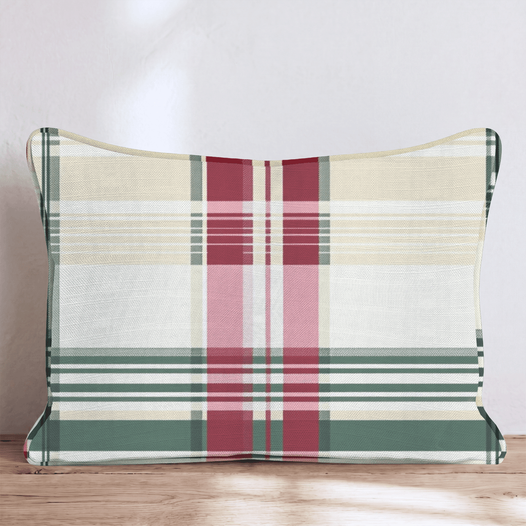 Plaid and Proud Throw Pillow throw pillow - Hillcroft Home