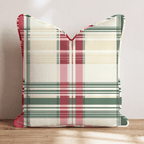 Plaid and Proud Throw Pillow throw pillow - Hillcroft Home