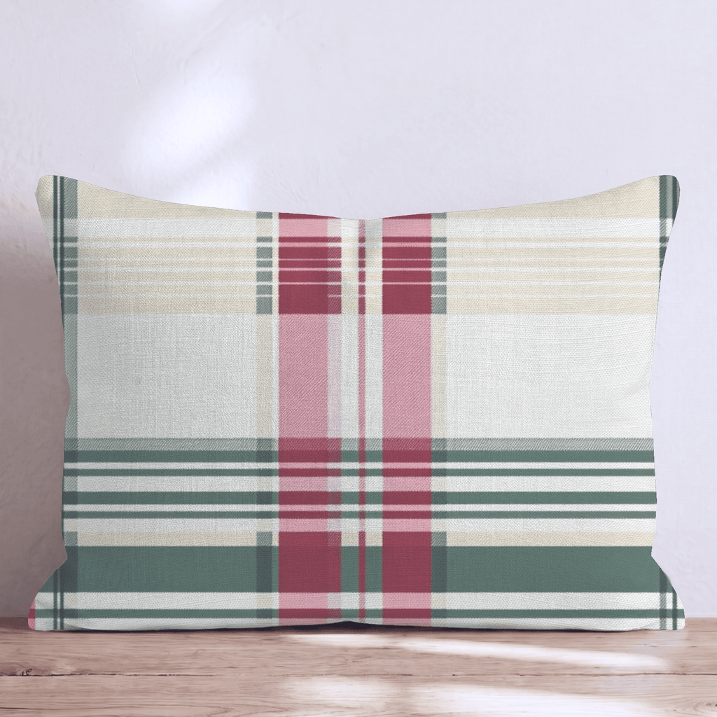 Plaid and Proud Throw Pillow throw pillow - Hillcroft Home