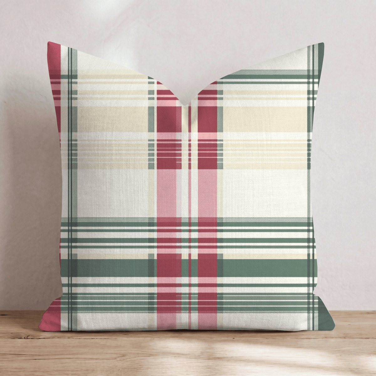 Plaid and Proud Throw Pillow throw pillow - Hillcroft Home