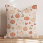 Plaid Pumpkin Scatter Throw Pillow - Hillcroft Home