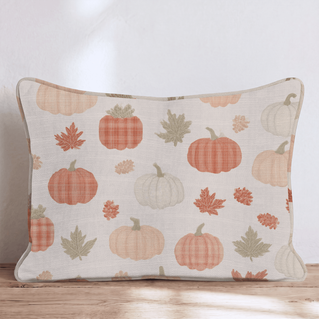 Plaid Pumpkin Scatter Throw Pillow - Hillcroft Home