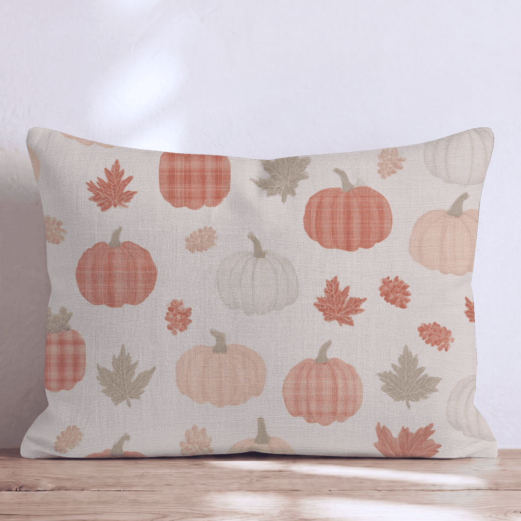 Plaid Pumpkin Scatter Throw Pillow - Hillcroft Home